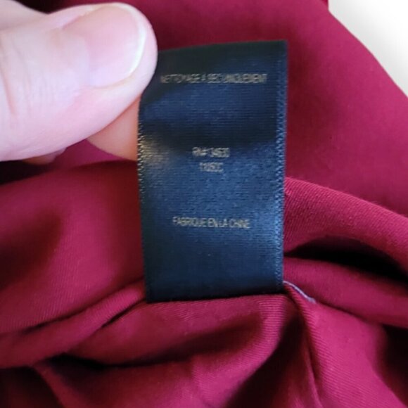 Anthropologie Sunday In Brooklyn **Burgundy Velvet Tank Size size S** - Picture 9 of 9